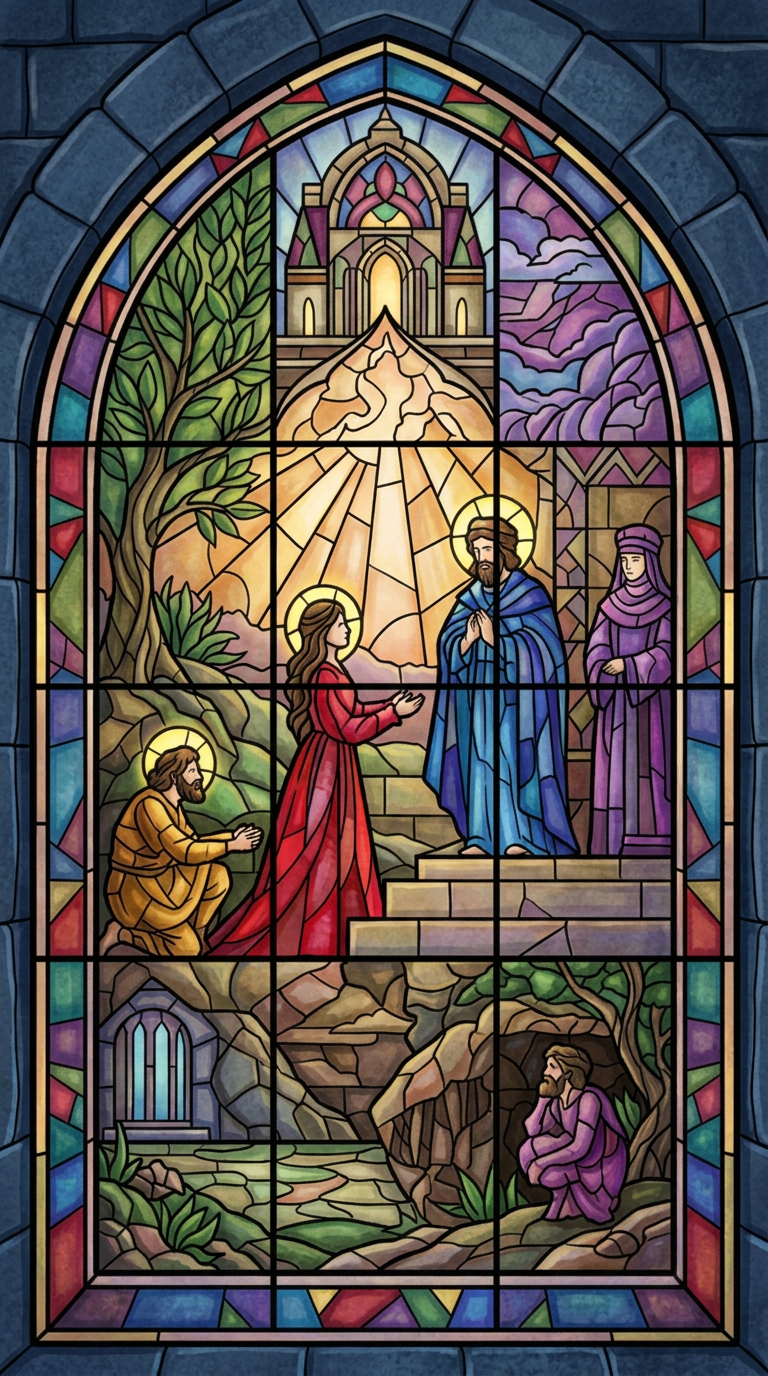 Stained Glass colored example